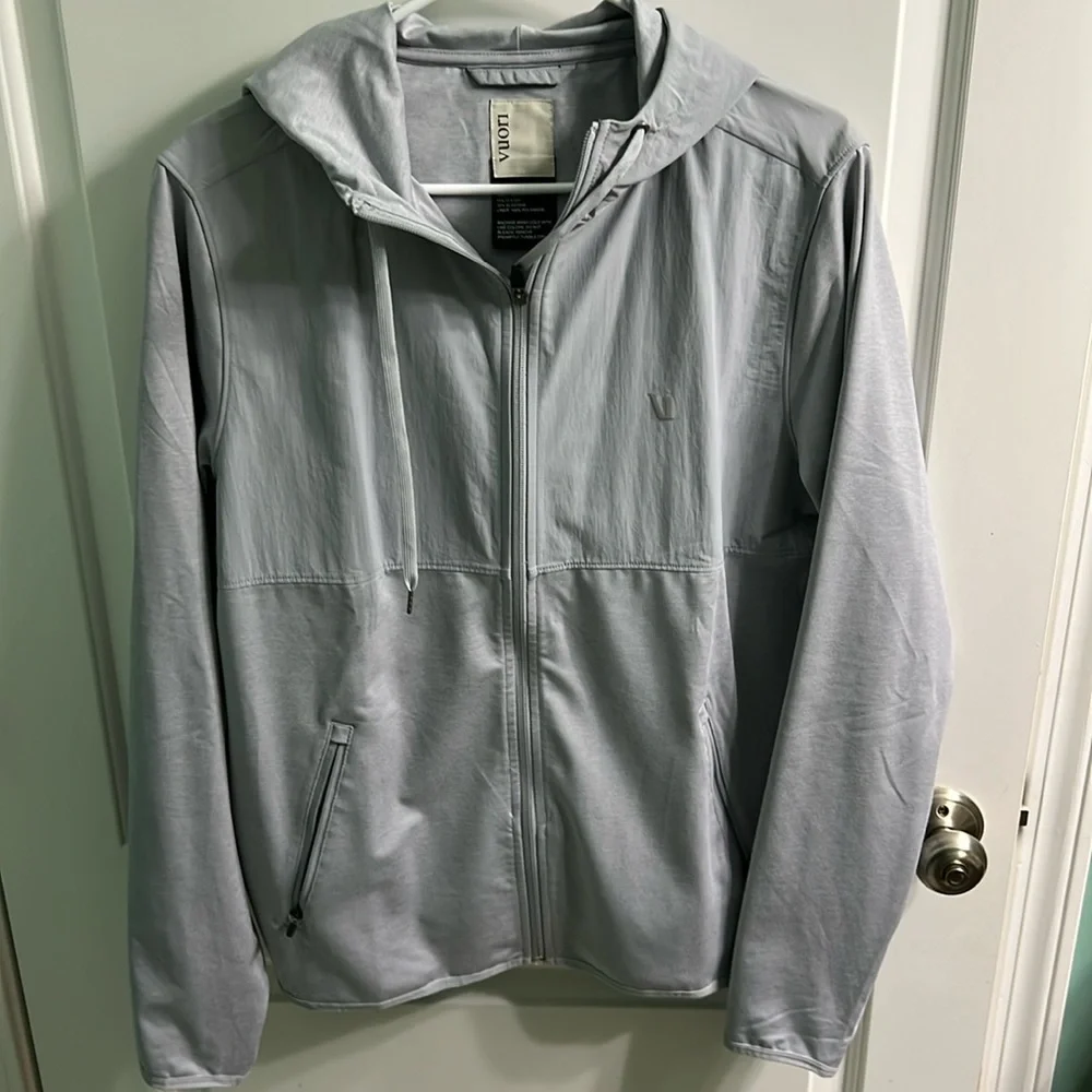 NWT Vuori Sunday Element Jacket - Platinum Heather - men’s medium - Picture 1 of 6